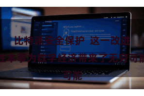 比特派安全保护  这一改进性本事为数字经济带来了无穷可能